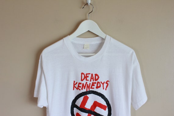 Vintage 80s Dead Kennedys 'nazi Punks Fuck Off' T-shirt | White