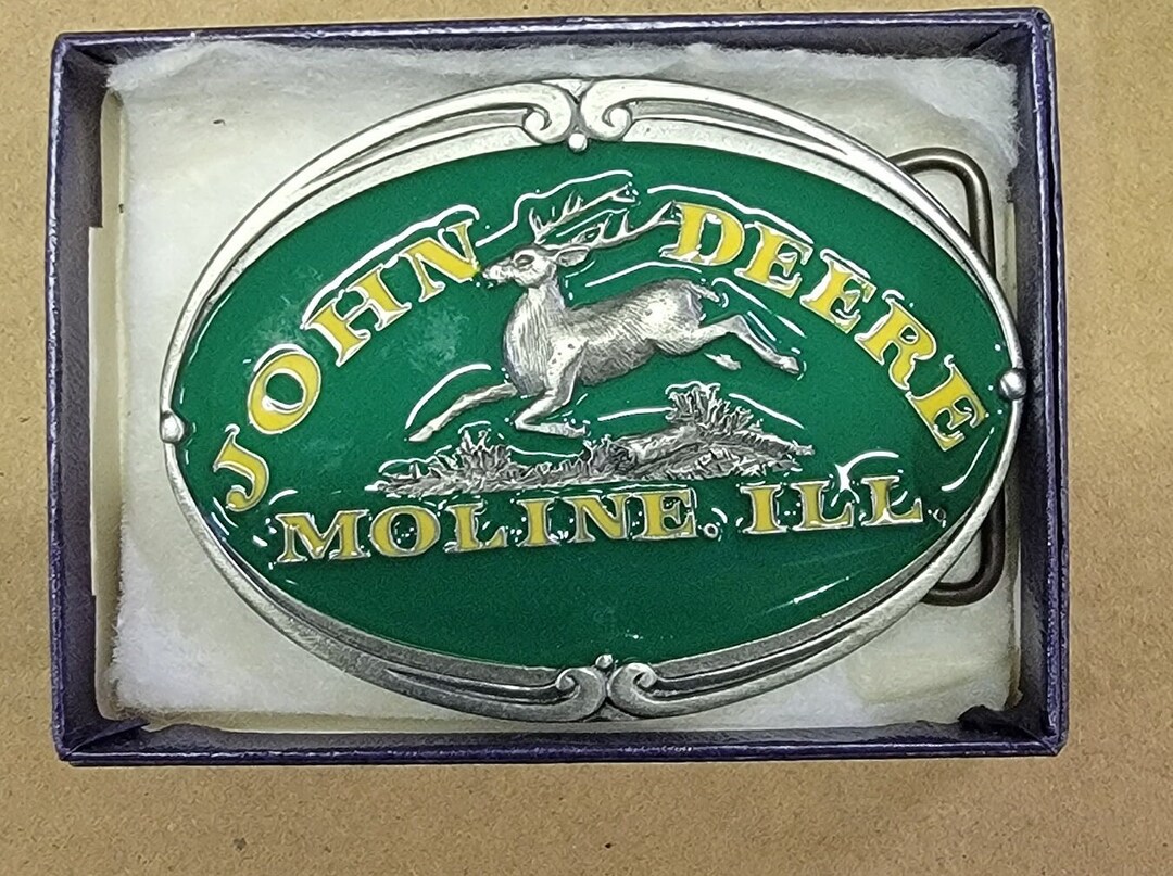 Vintage Limited Edition John Deere Belt Buckle Etsy