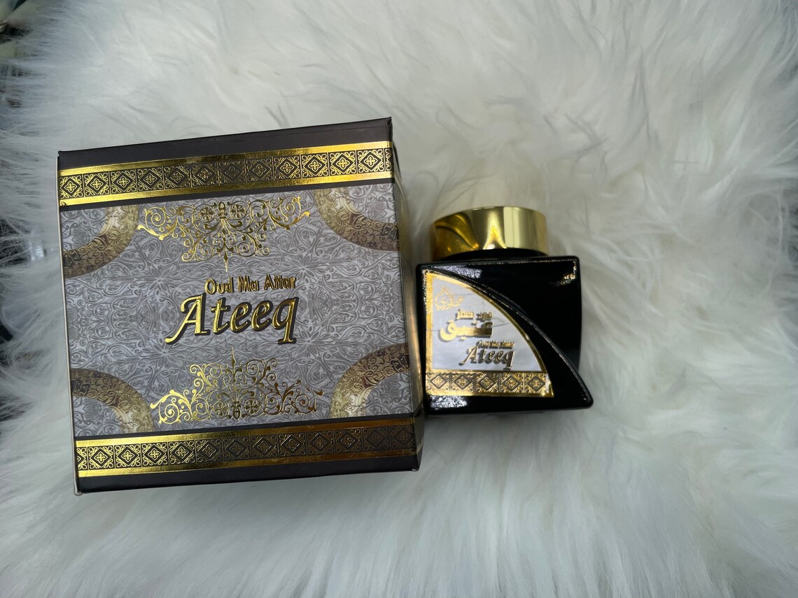 Oud ma attar Ateeq. Fragancia casera quema incienso Etsy
