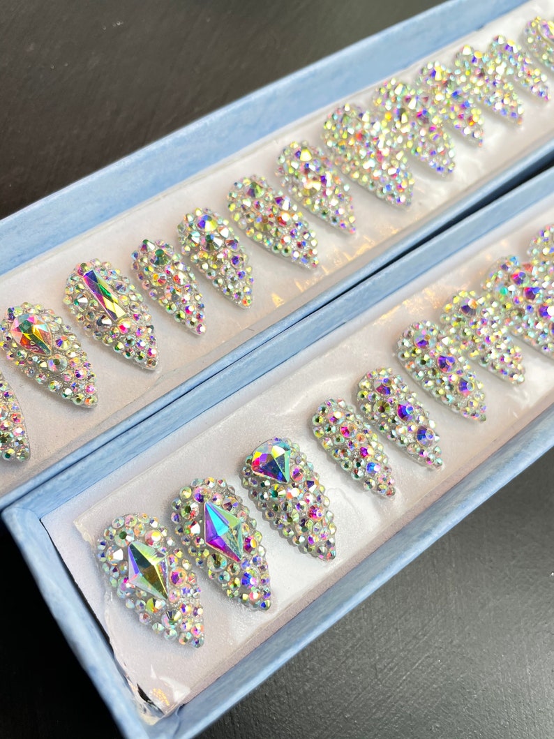 Press on nails fake nails false nails nail extension manicure | Etsy