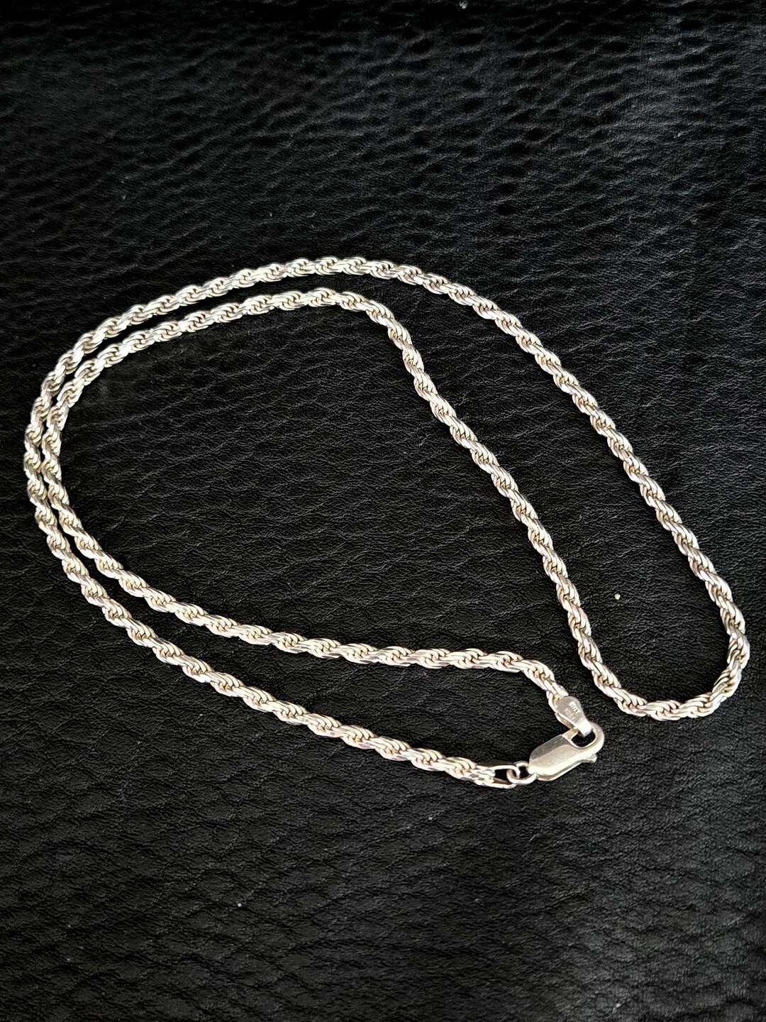 90s Rope Chain Vintage, Twisted Rope Chain Necklace, Italy 925, 1990's - Etsy