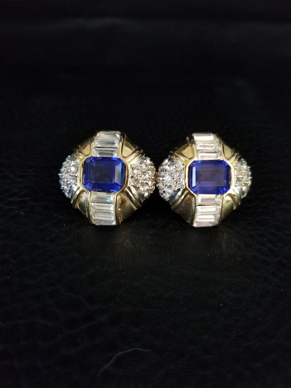 Signed Weinberg New York clip on earrings, Vintage