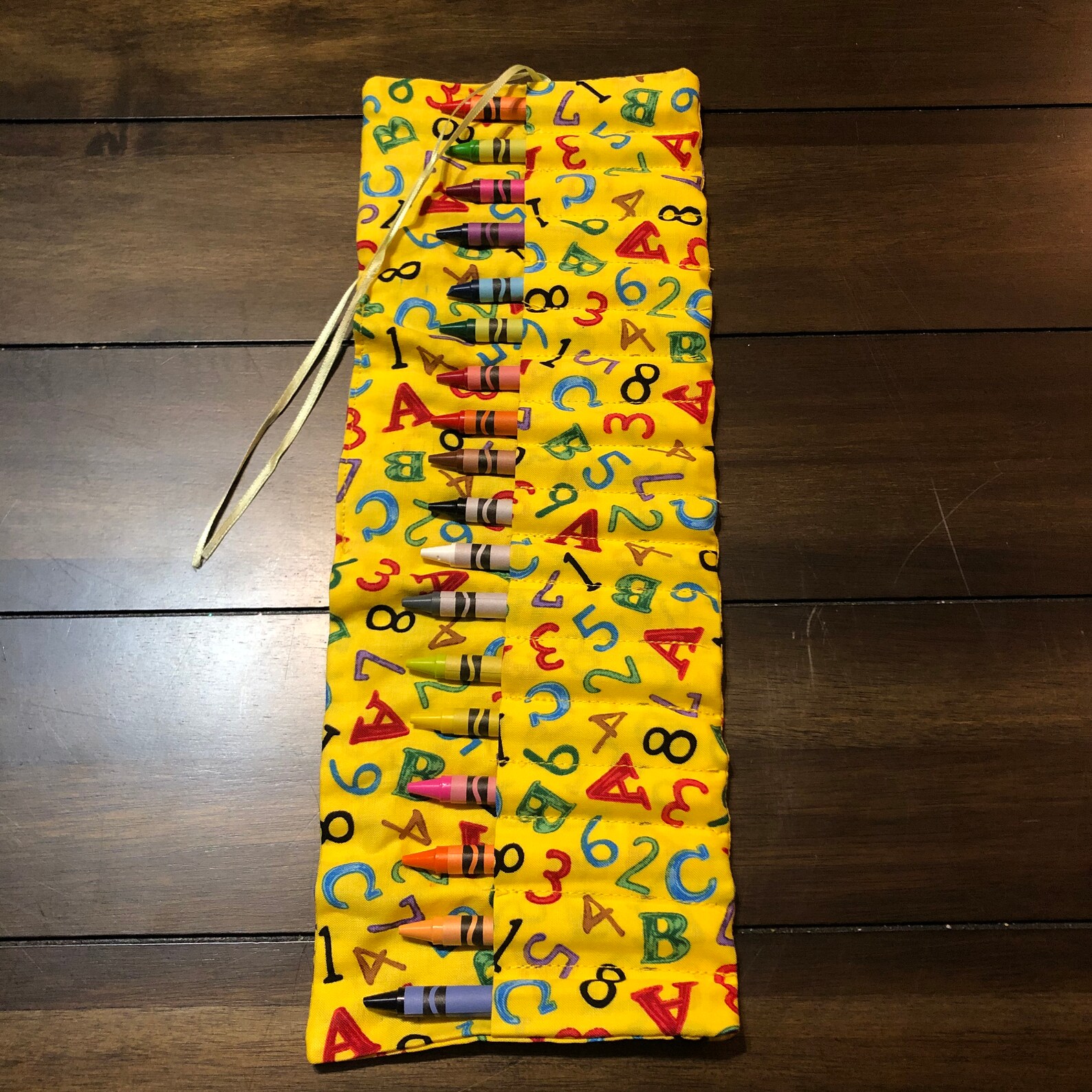 Crayon Rollup Holder Etsy