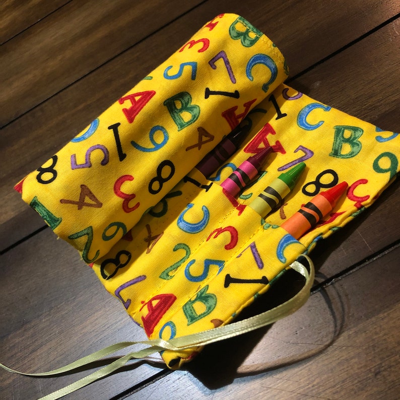 Crayon Rollup Holder Etsy