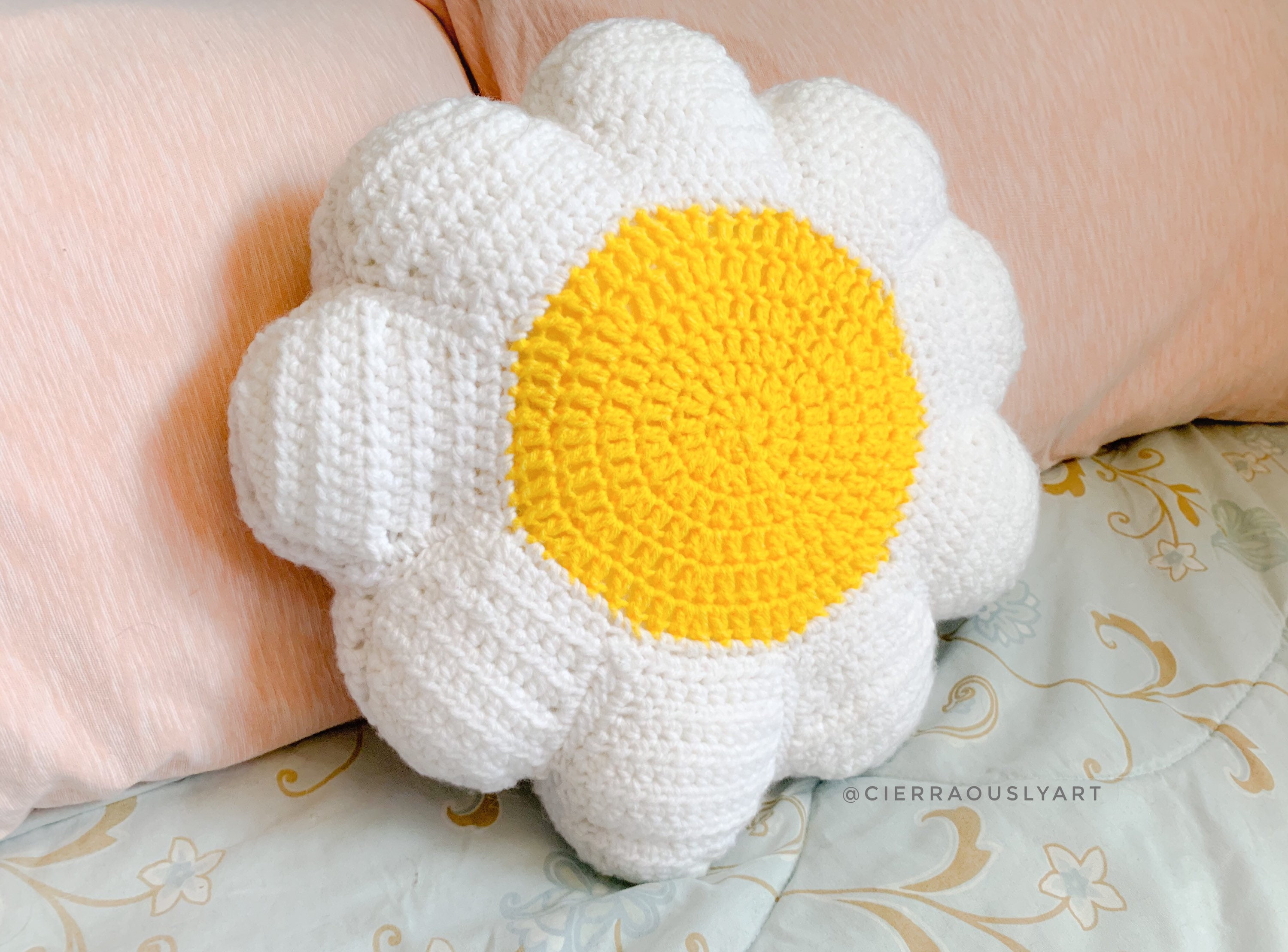 Daisy Pillows Etsy