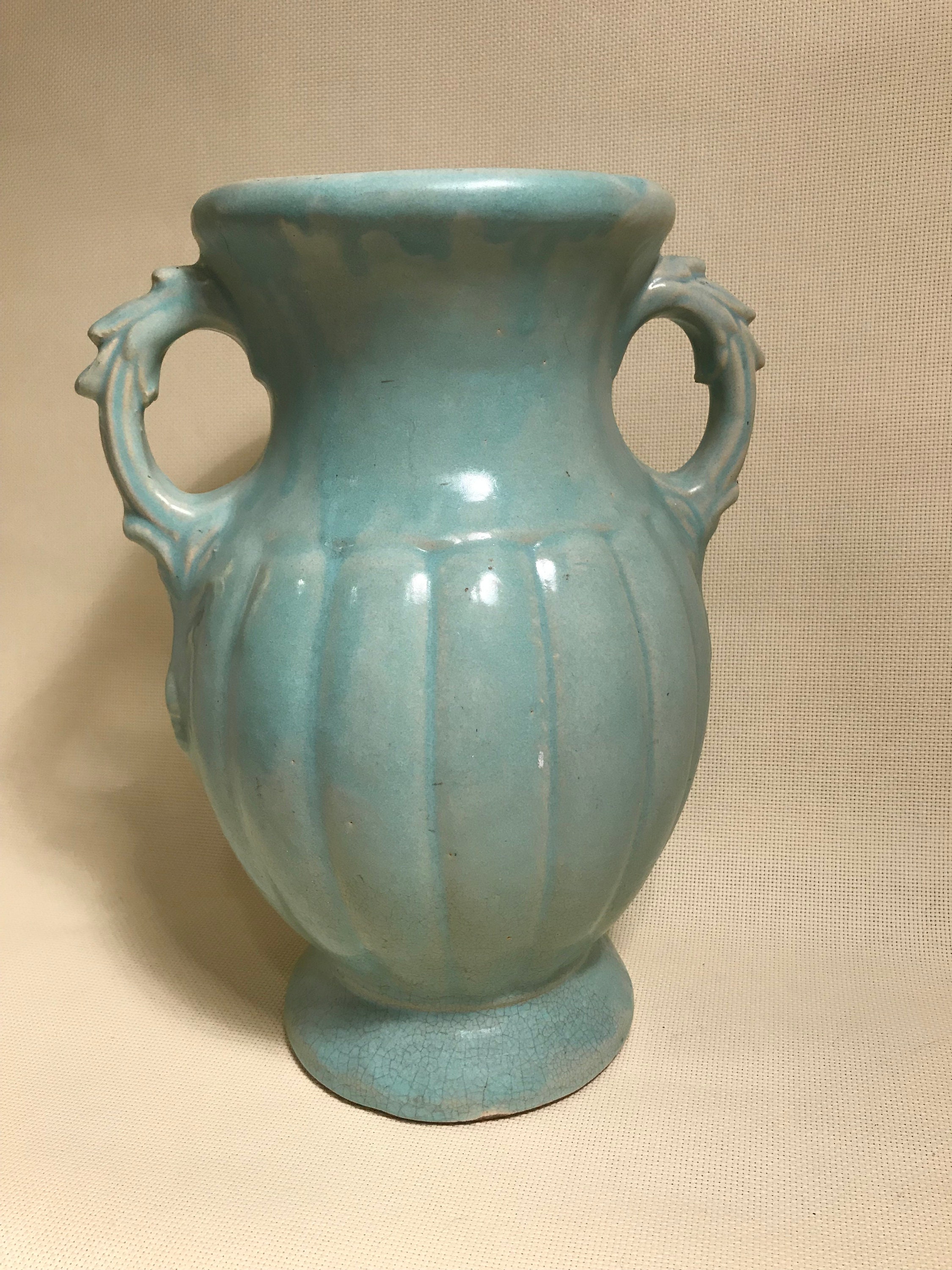 Turquoise Vase Etsy