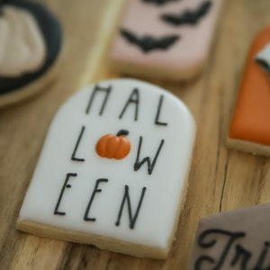 Halloween cookies