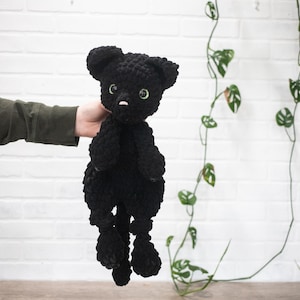 Cat Crochet Stuffed Animal, Heirloom Plush, Baby Lovey, Soft Cuddlers for Kids, Kitty
