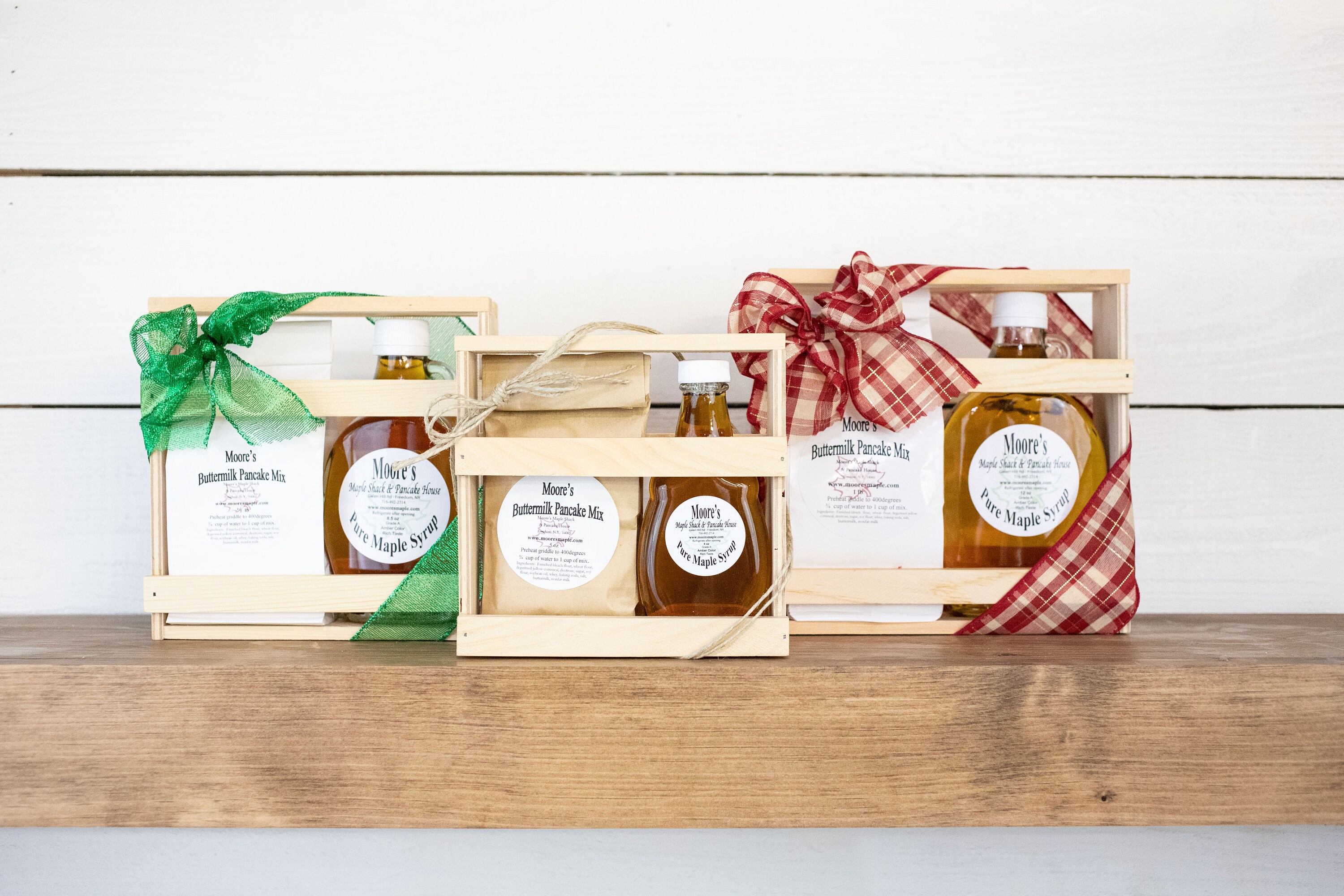 Maple Syrup Gift Box Pure New York Maple Syrup Care Package Etsy
