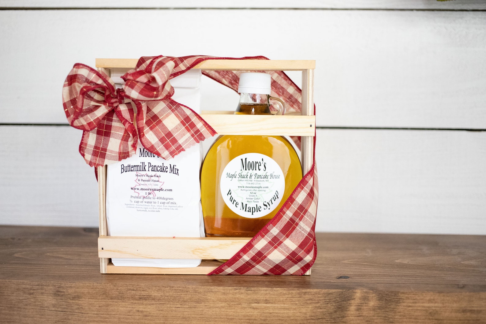 Maple Syrup Gift Box Pure New York Maple Syrup Care Package Etsy