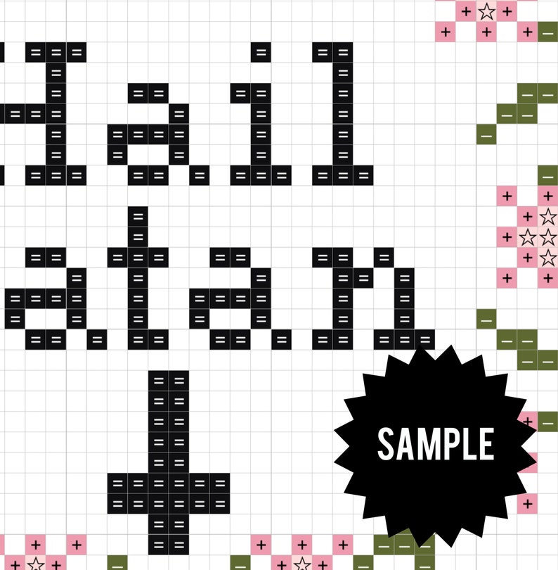 Hail Satan 666 Floral Satanic Cross Stitch Pattern Embroidery - Etsy