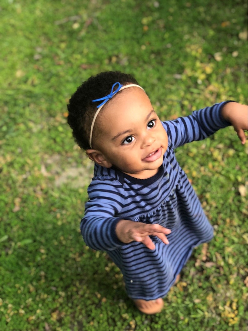 Tiny Leather Bow Headband Leather Bow Headband Boho Headband Infant Headband,Baby Headband Tiny Suede Bow Suede Bow Suede Bow Headband