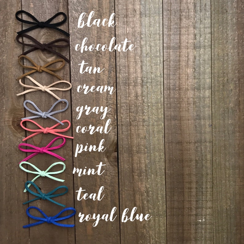 Tiny Leather Bow Headband Leather Bow Headband Boho Headband Infant Headband,Baby Headband Tiny Suede Bow Suede Bow Suede Bow Headband