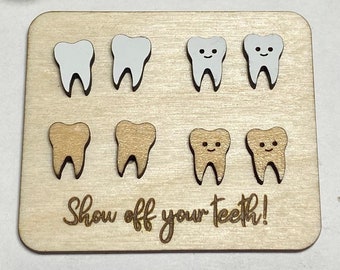 Tooth Earring Set - Dentist - Dental Hygienist