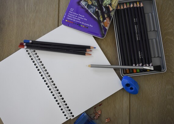 Coloured Pencil Drawing Kit Art Gift Birthday Beginners Art Kit