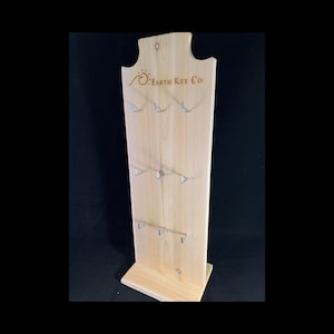Key Chain - L-Hook Table Top Display - Earring card display, Bracelet Display, Jewelry Display, Jewelry Rack, Keychain Display