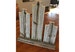 Multi-Base Display in Weathered Wood with 3 Easels - Wind-Resistant Jewelry Display, Necklace Display, Outdoor Use 