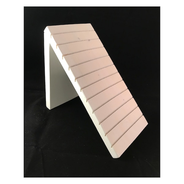 Tall Earring Card Holder in White Washed Pine - Earring Stand - Earring Card Display for Craft Shows