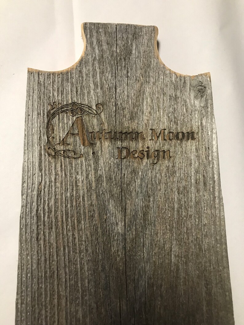 Add a Laser Engraved Logo to your display!