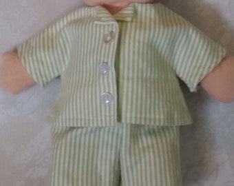 Flannel Pajama Patterns for Wee Baby Stella, 12" Baby Doll - Instant PDF Download