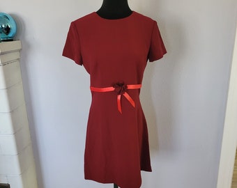 Clueless Dress Vintage Style Burgundy Judy's dress Size 8