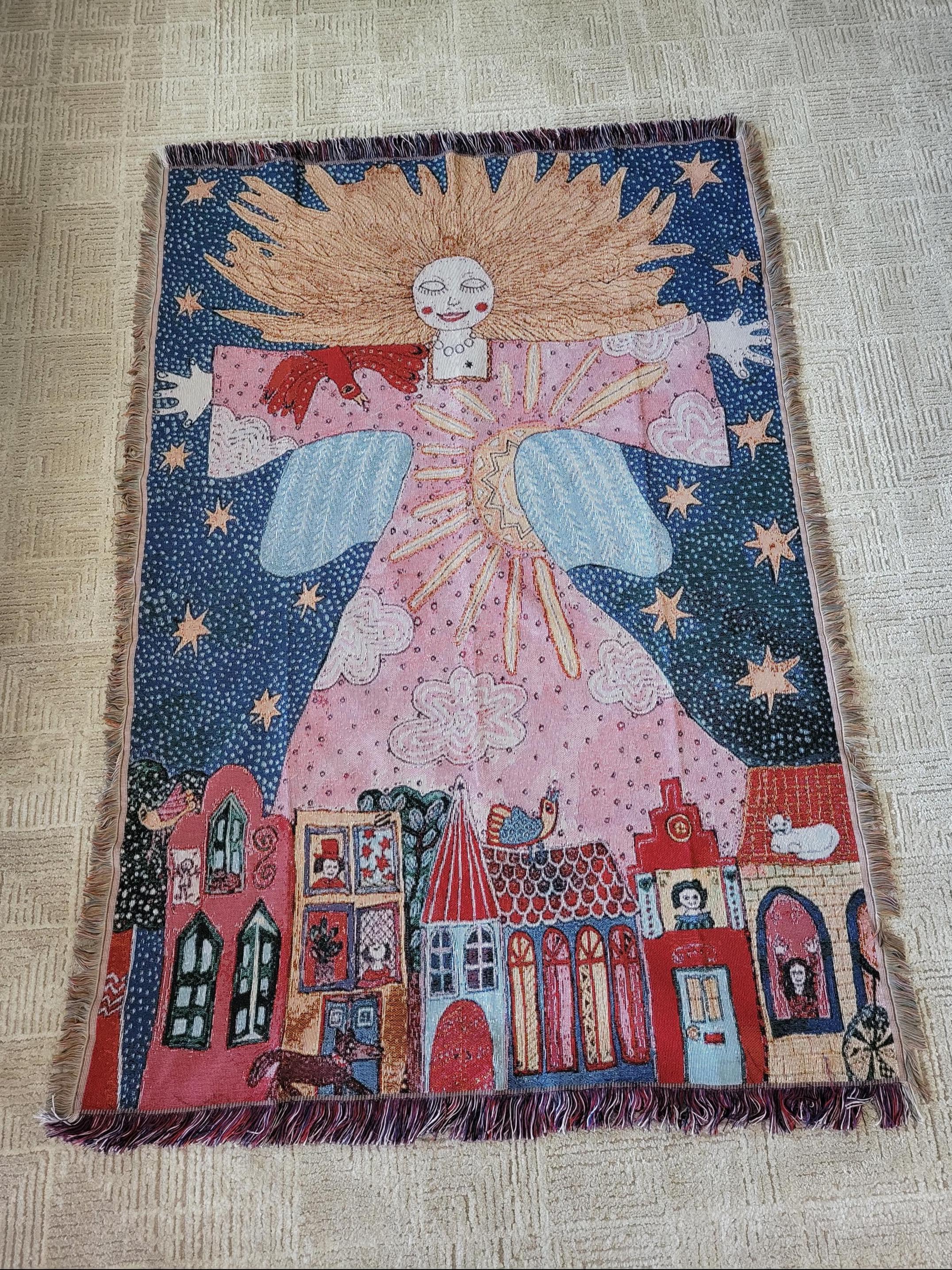 Sabrina　4枚セット　200×200mm アクリル画 Custom Blanket ASO Sabrina the Teenage Witch Prop Kiki Angel Woven