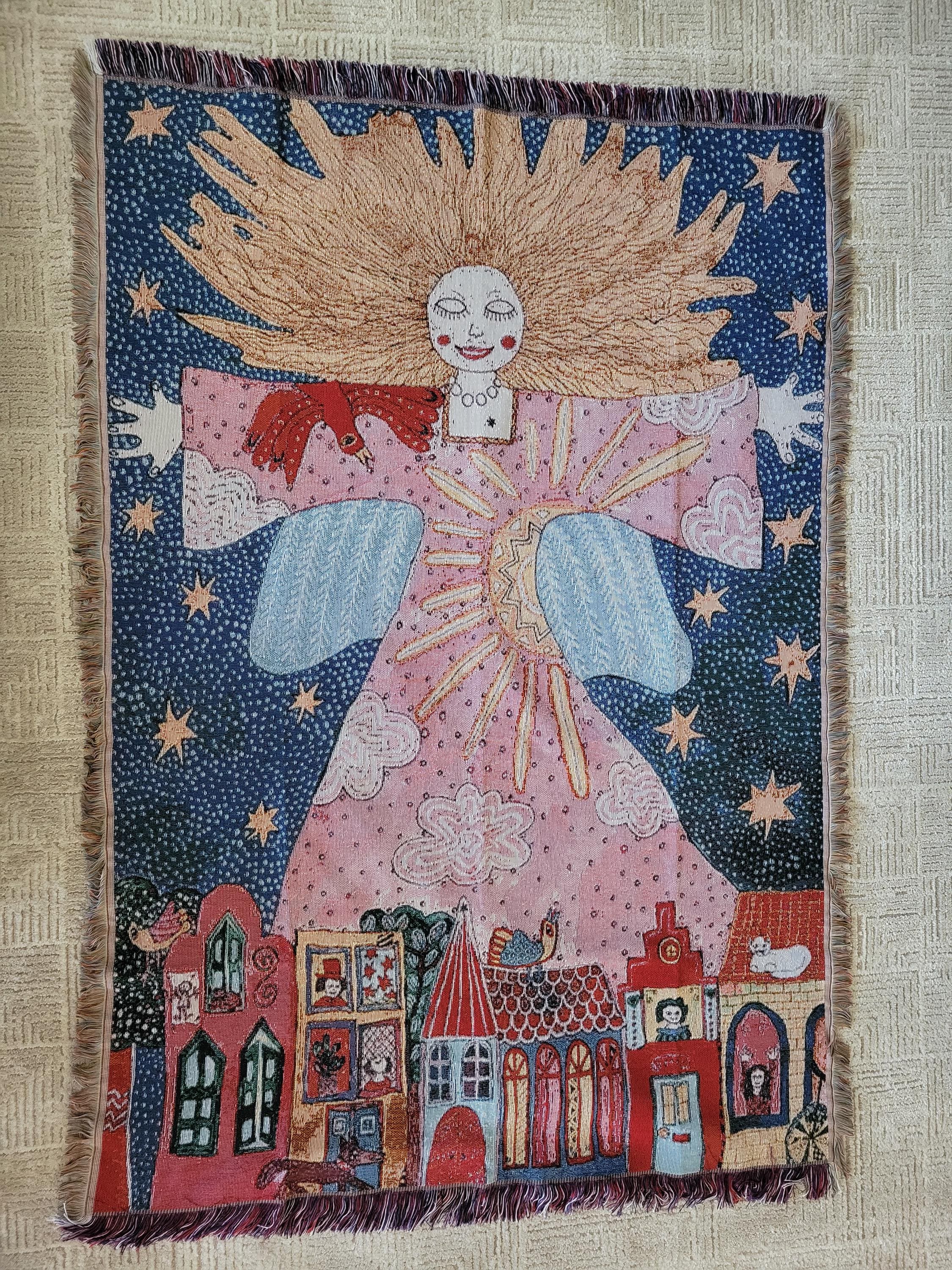 Custom Blanket ASO Sabrina the Teenage Witch Prop Kiki Angel Woven