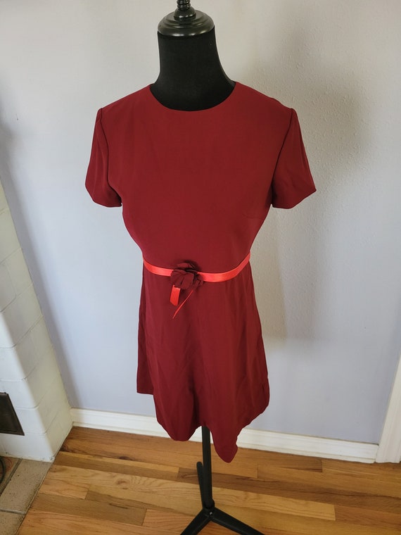 Zara trafaluc red dress cheap