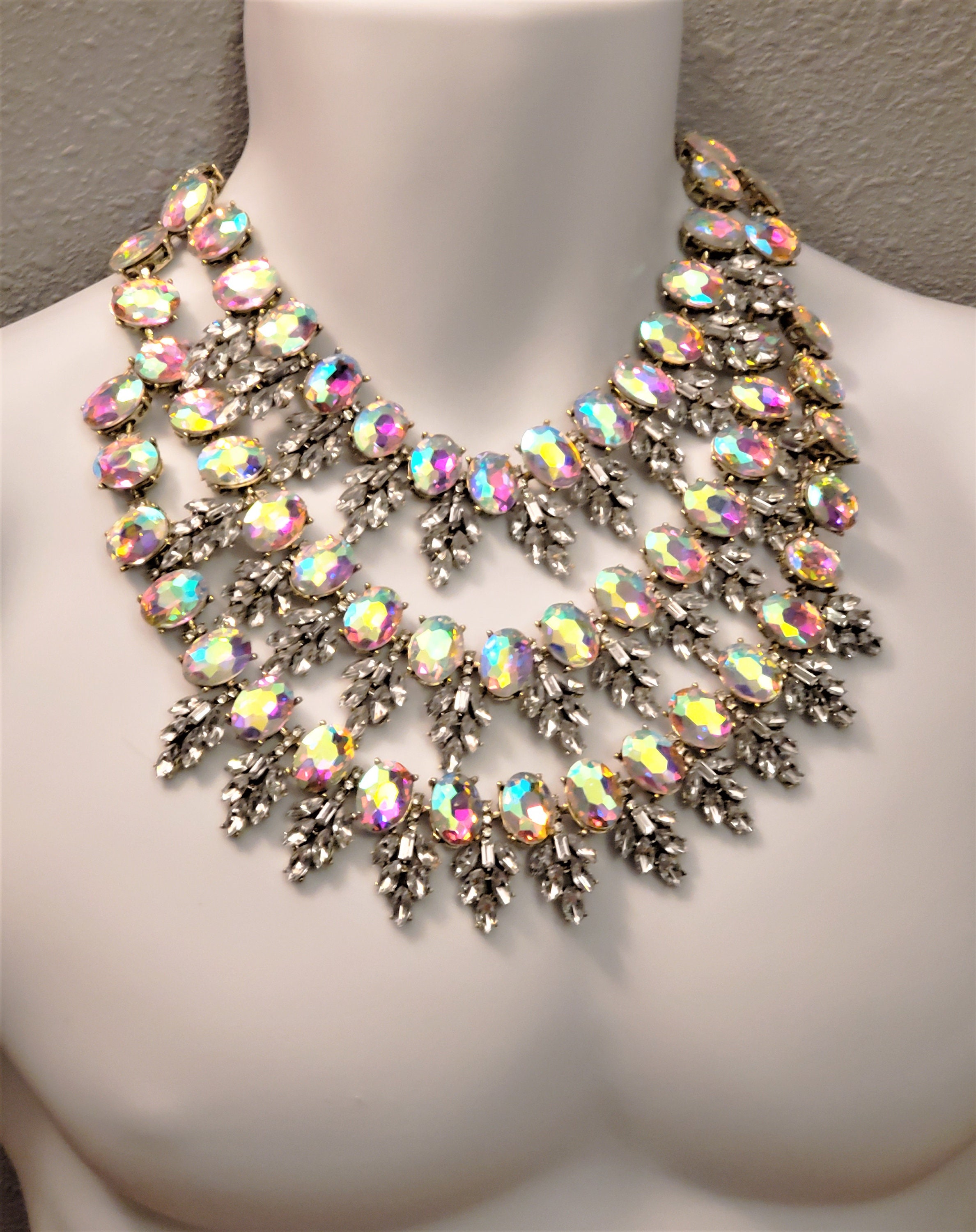 Glamour Goddess Jewelry Bubbly Rhinestone Bobby Pin Barrette - Crystal AB