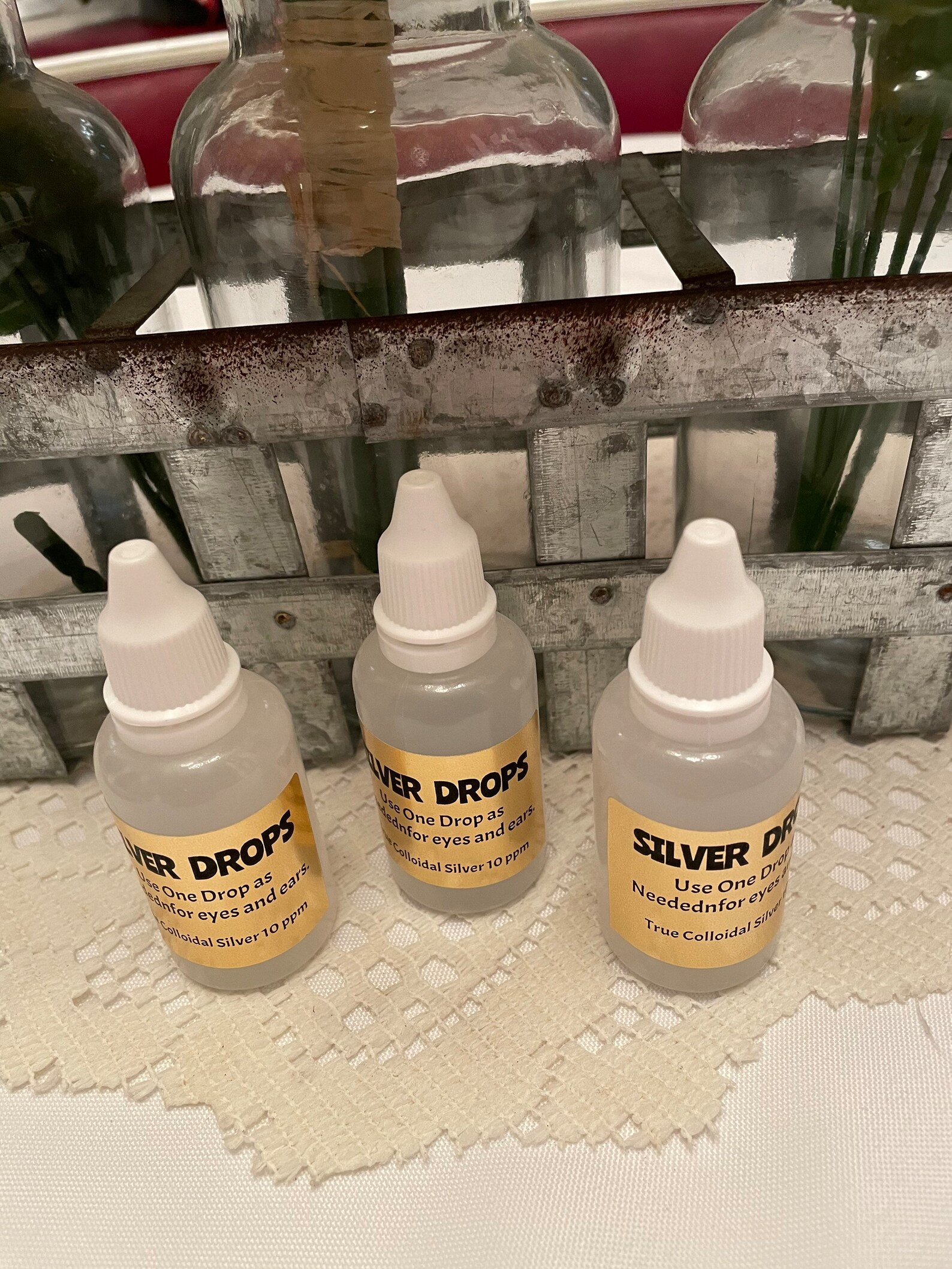 Colloidal Silver Drops Colloidal Silver 10ppm Eyedrops Ear Etsy