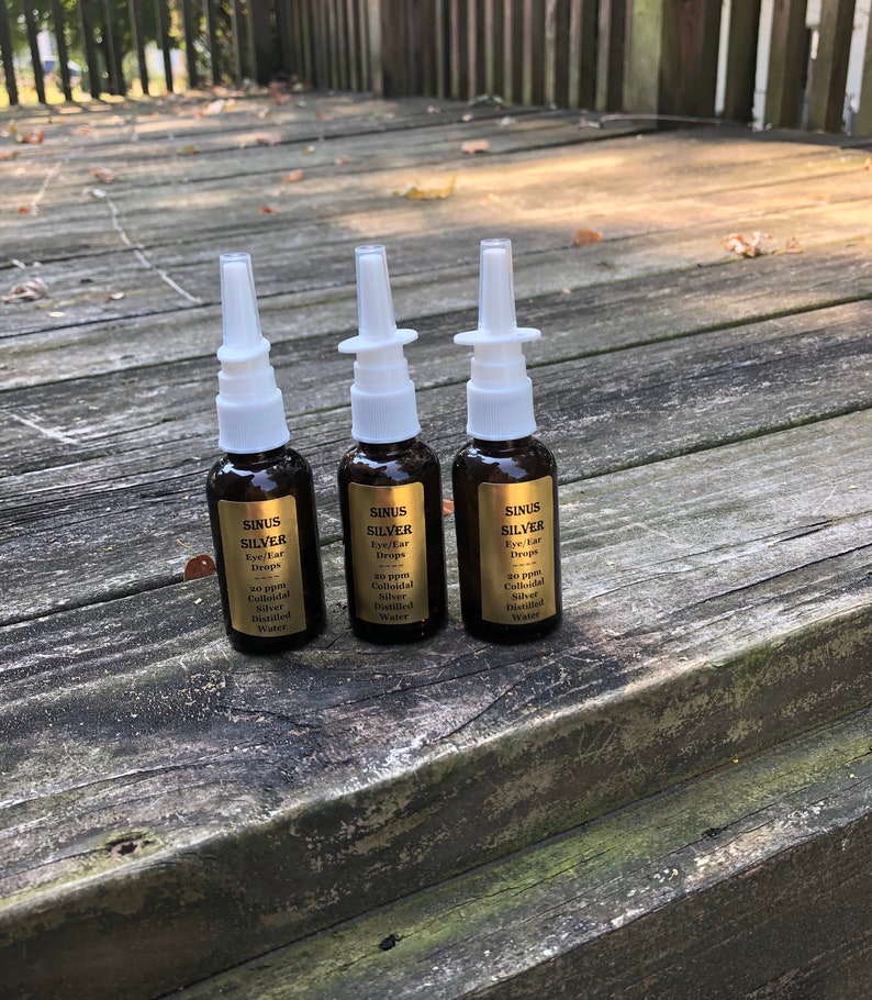 Colloidal Silver Sinus Relief Sinus Relief Sinus Spray Etsy