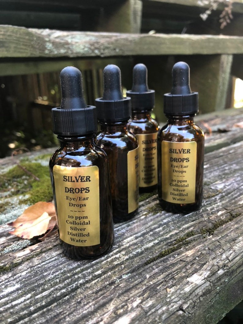 Colloidal Silver Drops Colloidal Silver 10ppm Free Shipping Etsy