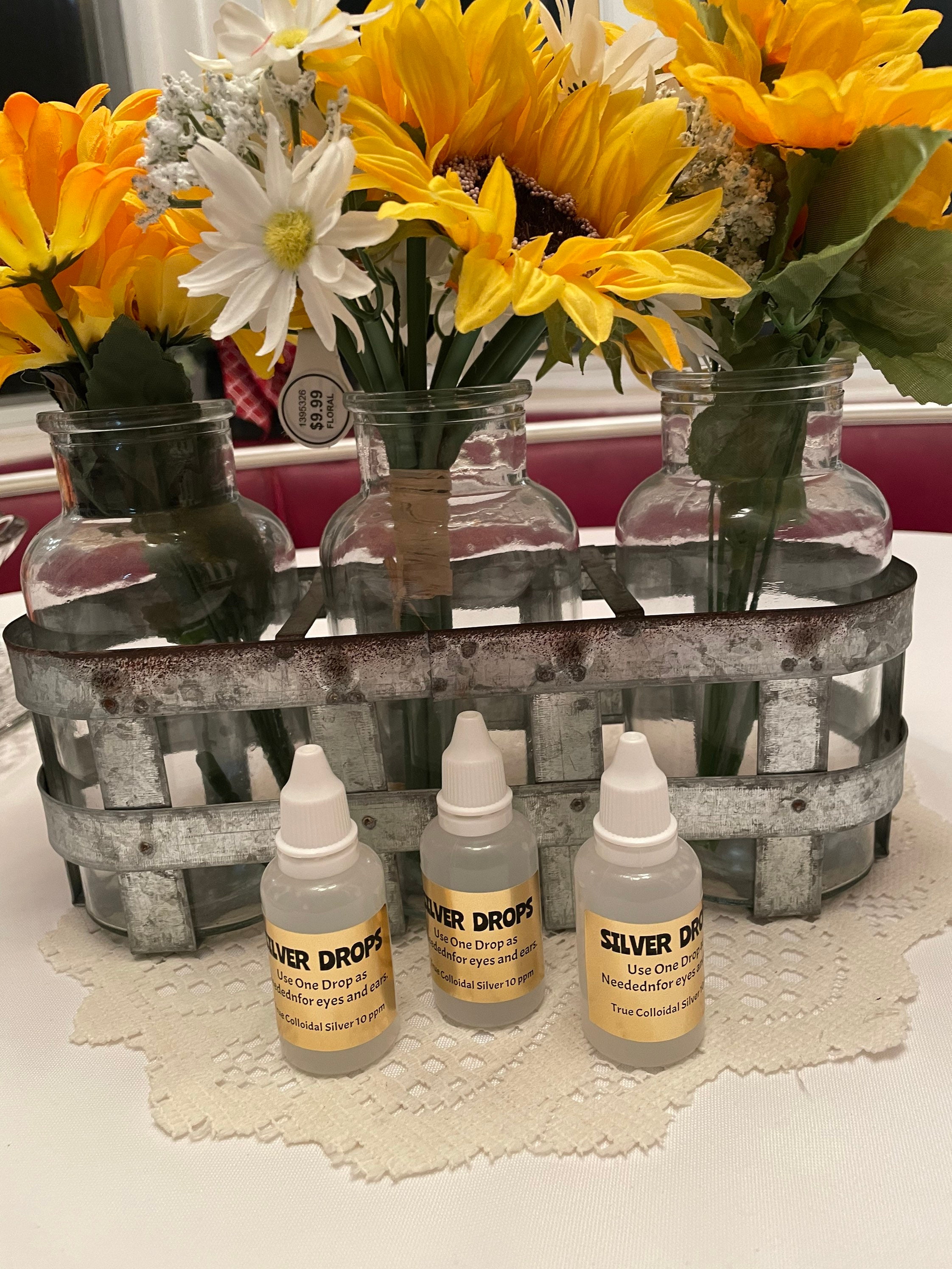 Colloidal Silver Drops Colloidal Silver 10ppm Eyedrops Ear Etsy