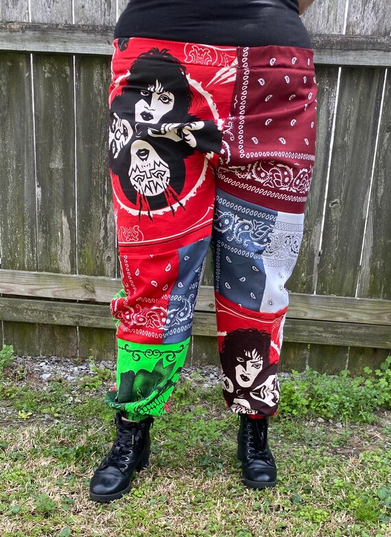 Unisex Classic Rock Bandana Patchwork 