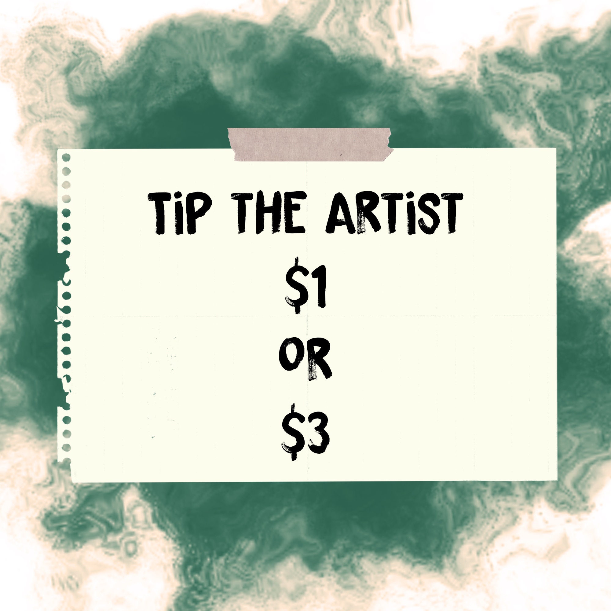 Tip the artist