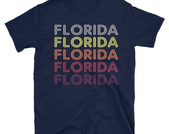 Florida Souvenir Shirt / Retro Florida Shirt / Florida T-Shirt for Women / Florida T Shirt for Men / State of Florida Tee / Ladies Florida T