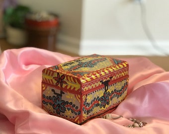 Hand Painted Trinket Box: &quot;Sandook&quot;