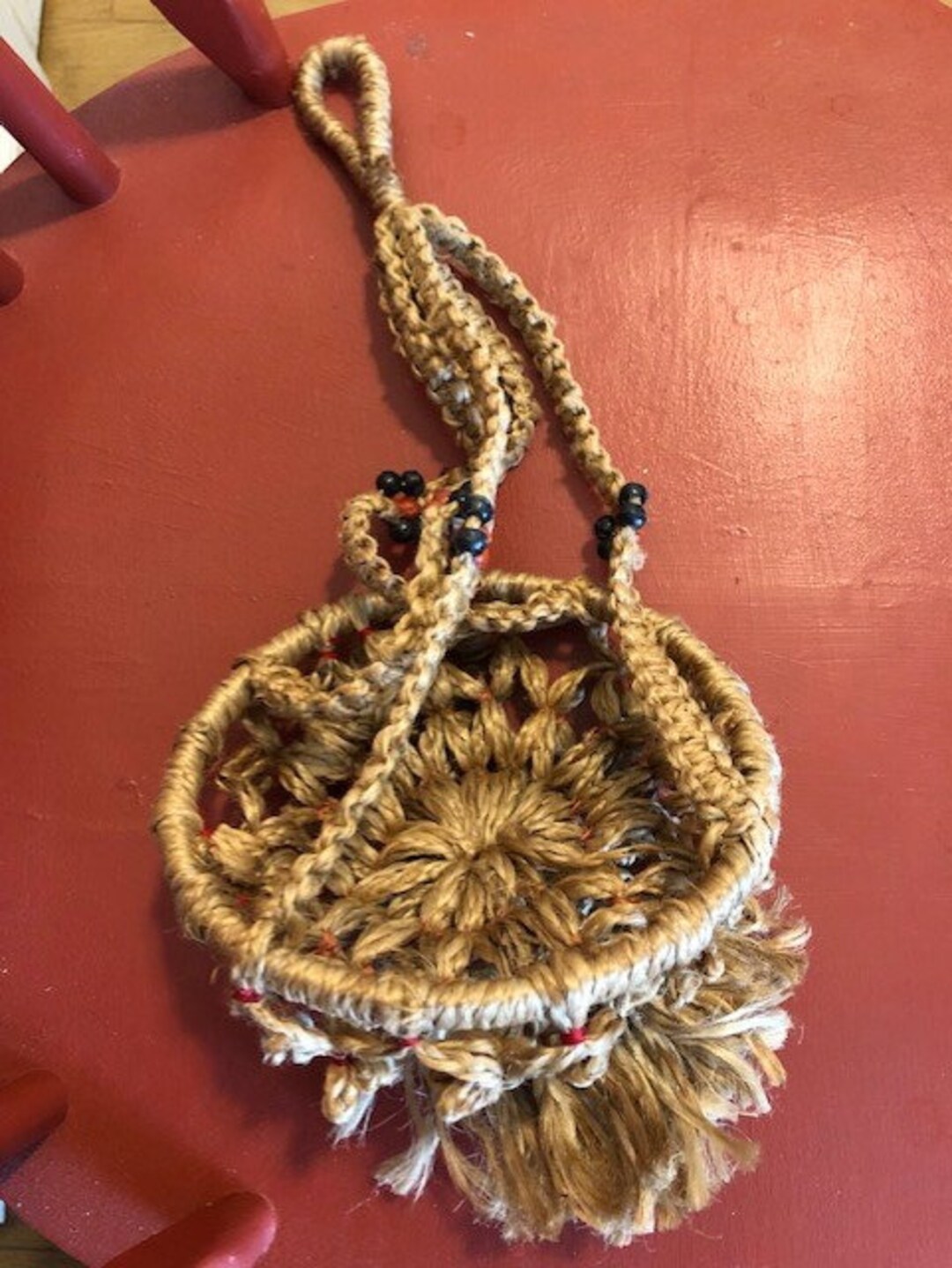 Jute Pot Holder Etsy