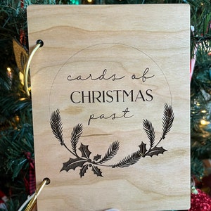 Christmas Card Organizer, Cards of Christmas Past, Christmas Card Holder
