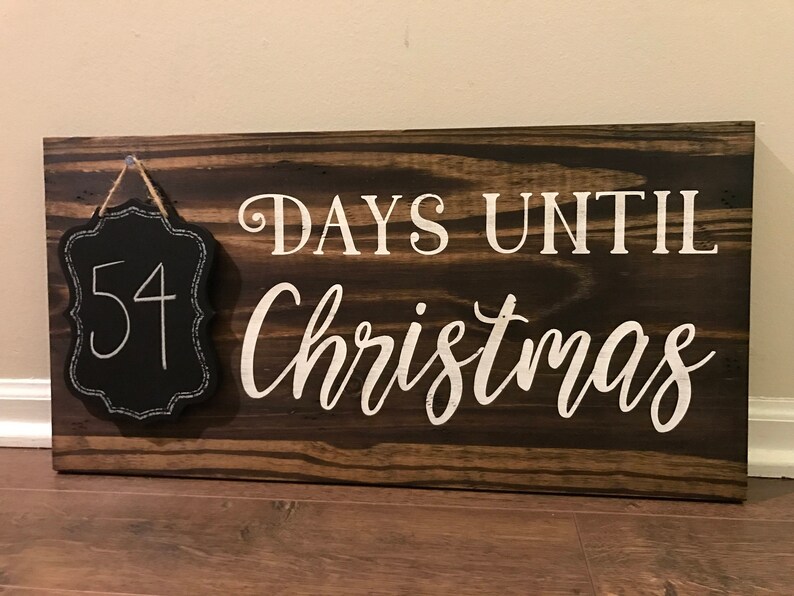 Days Until Christmas | Etsy