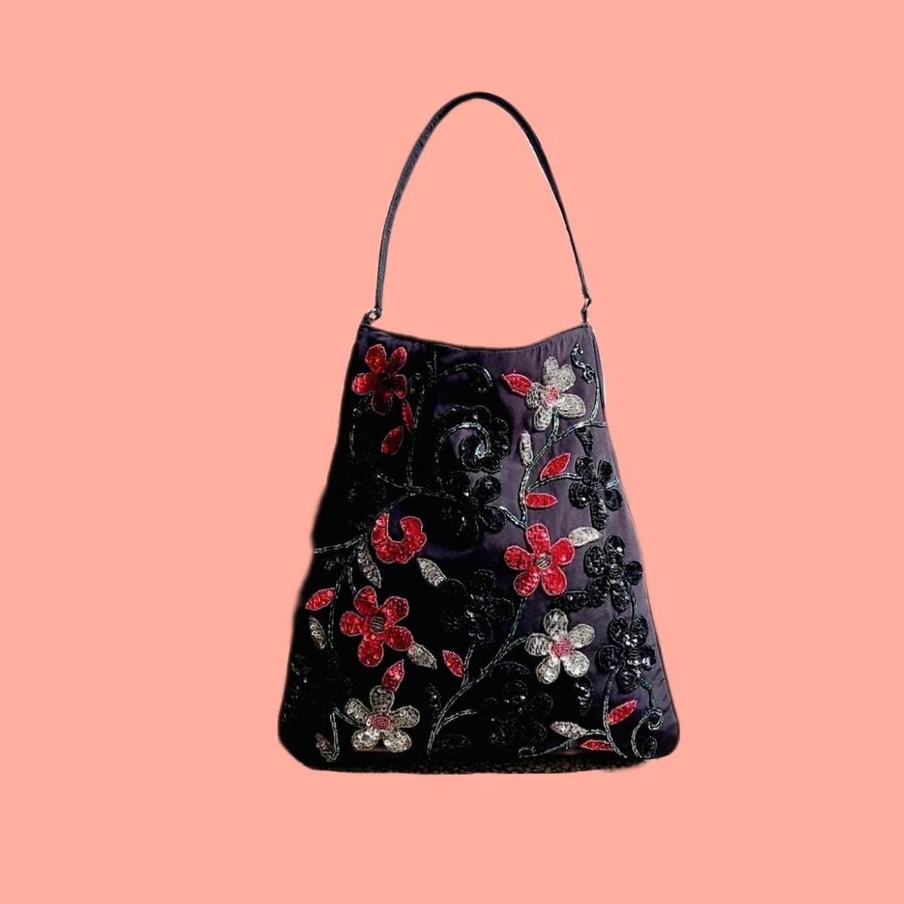 Borsa da sera con fiori in rilievo 3D, borsa elegante con pochette, borse da sposa da donna per il ballo di fine anno  1524