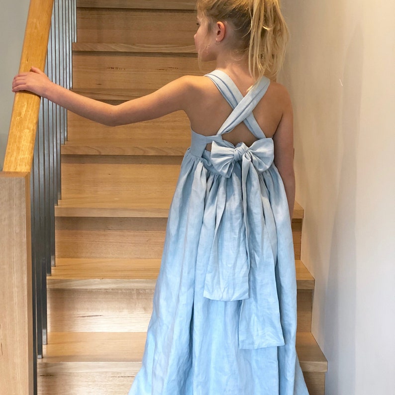 duck egg flower girl dresses