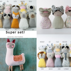 handmade animal dolls