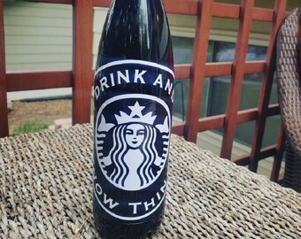 customised name gift present Game of Thrones style personalised drinkswater bottle