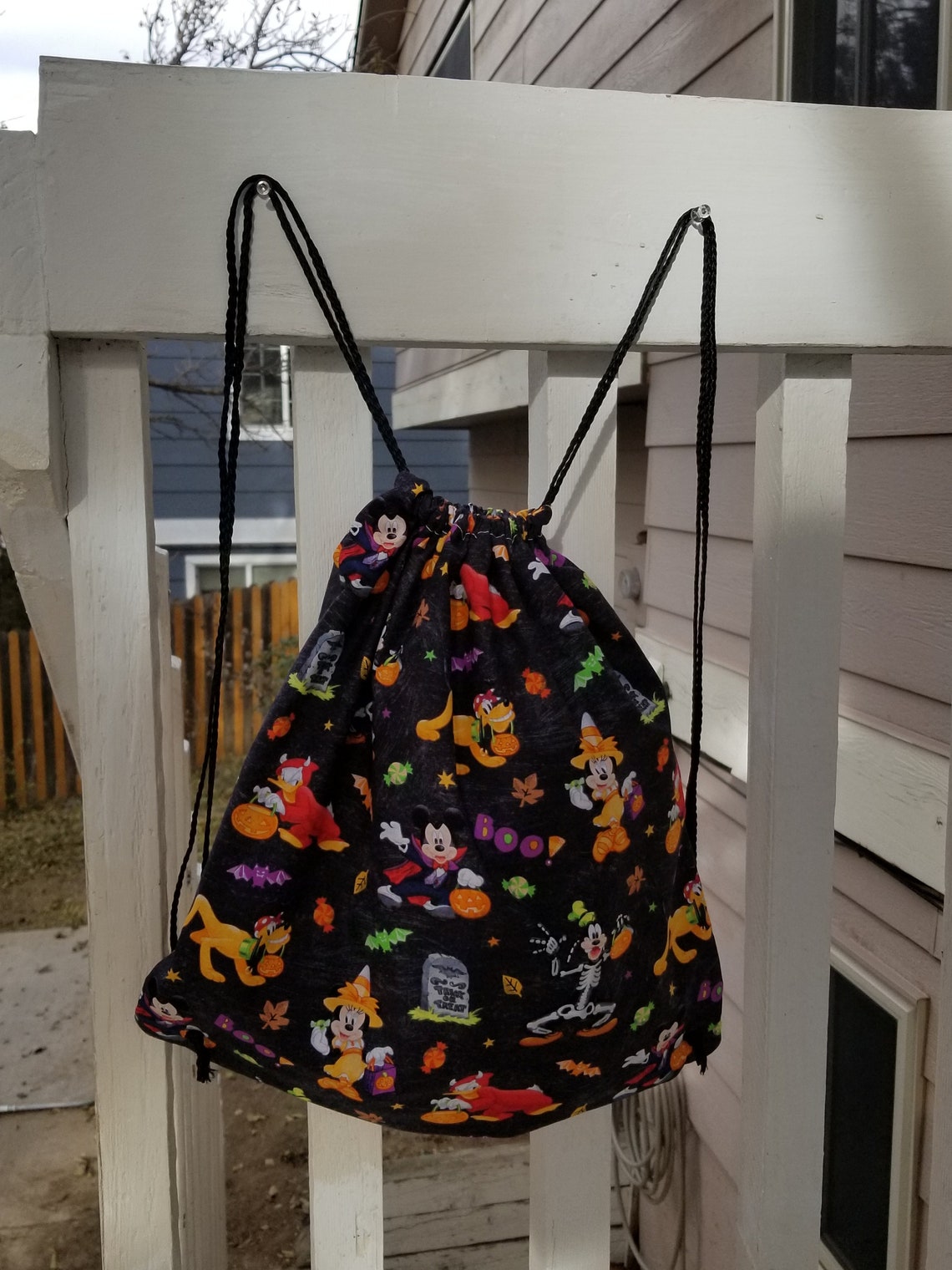 Minnie and Mickey Mouse Drawstring Backpack Swim Bag Trick | Etsy