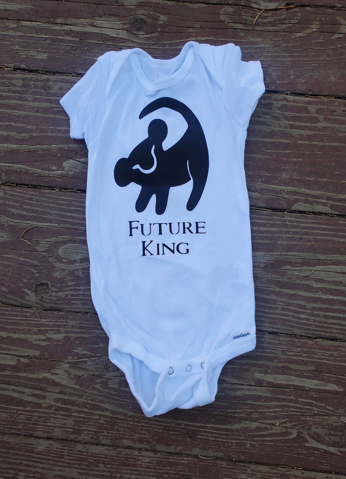 Lion King Simba Baby Bodysuit Disney Baby Clothes Etsy