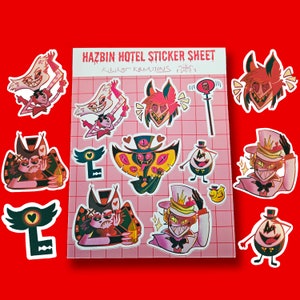 Hazbin Hotel Sticker Sheet