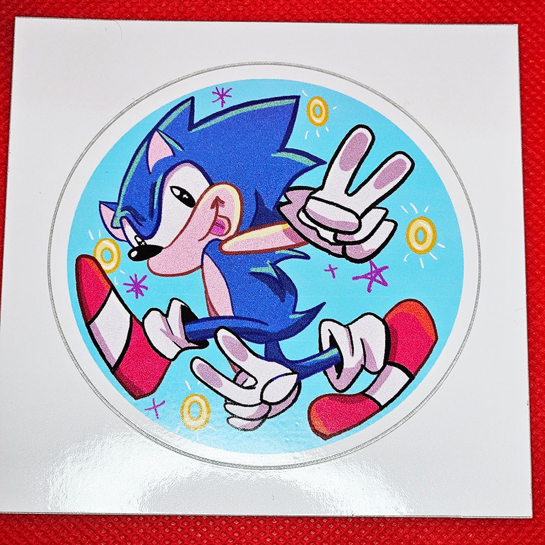Sonic the Hedgehog Sticker - Etsy Australia