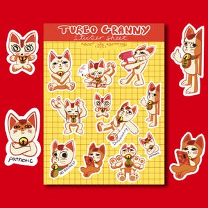 Turbo Granny Sticker Sheet