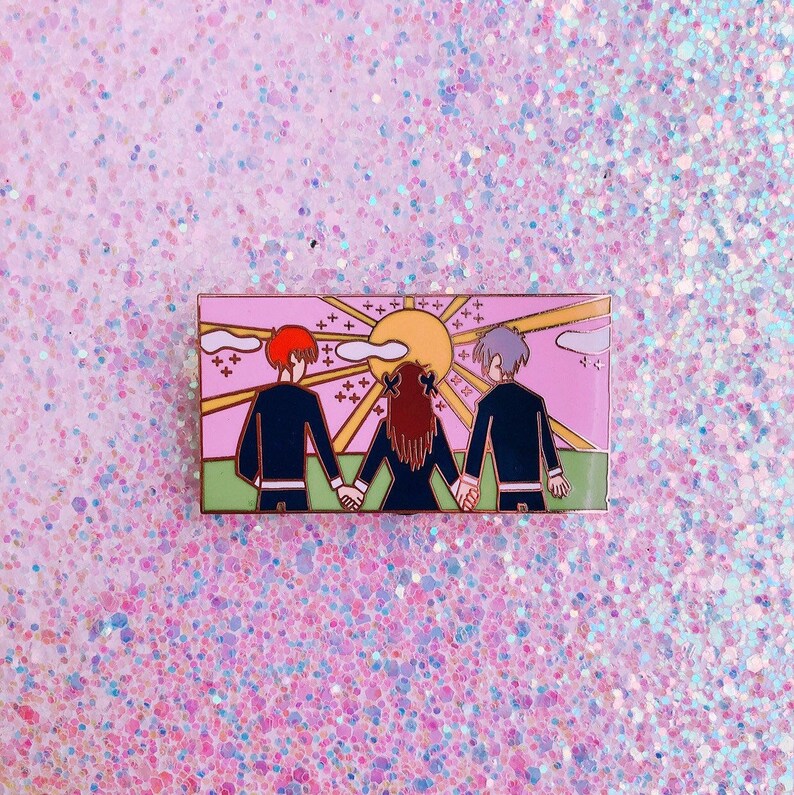 Fruits Basket Enamel Pin | Etsy